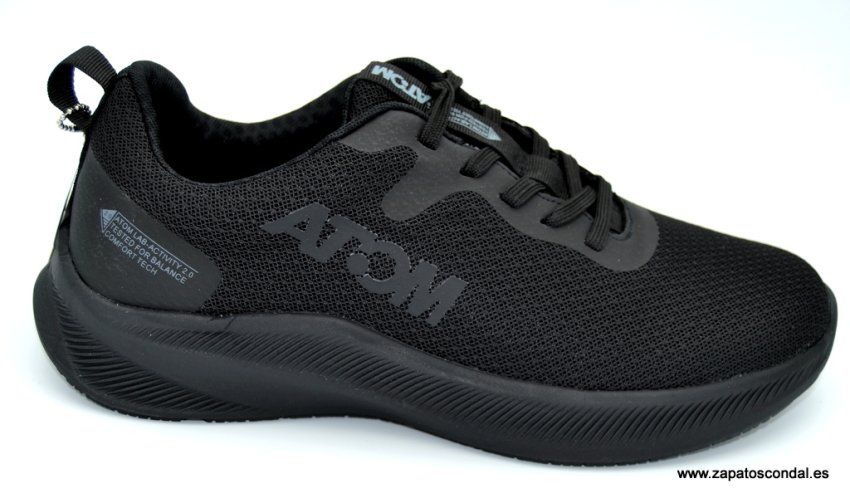 Fluchos Atom AT126 negro.