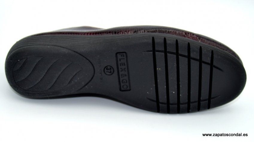 Flex&go STO183 negro suela de caucho