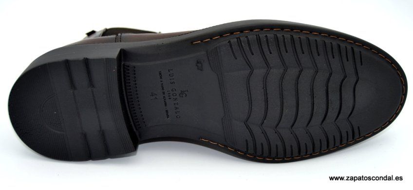 Luis Gonzalo 8175H caoba. Suela cosida.