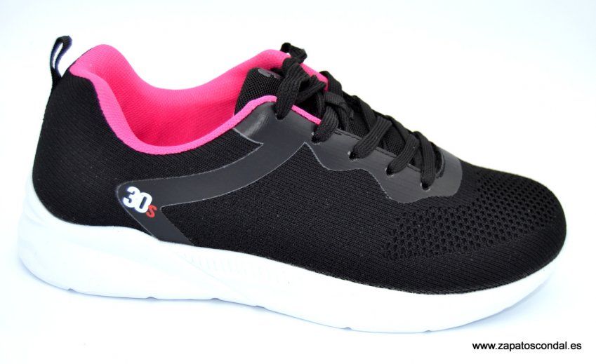 30´s 3575 negro/rosa