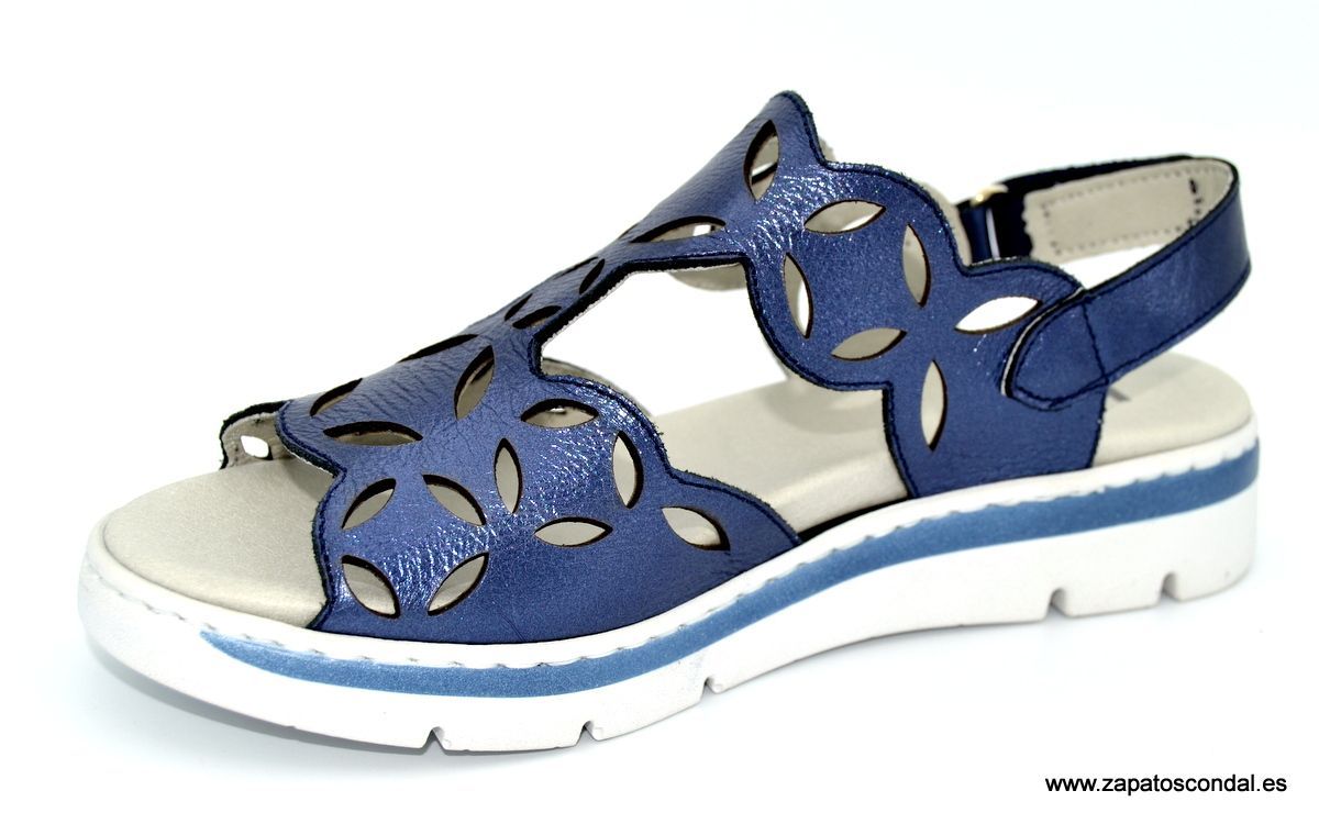 Sandalias doradas mujer Notton 1836